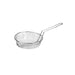 CAC China CBKR-8C 8-inches Diamater Nickel-Plated Metal Round Culinary Basket Coarse Mesh