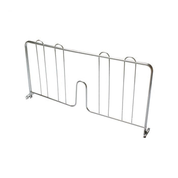 Thunder Group CMDC018 18" Pressure-Fit Shelf Divider, Chrome