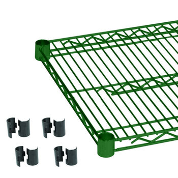 Thunder Group CMEP1430 Epoxy Coating Wire Shelves 14" X 30" With 4 Set Plastic Clip