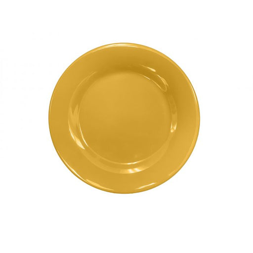 Thunder Group CR012YW 11 3/4" Wide Rim Plate, Yellow - Dozen