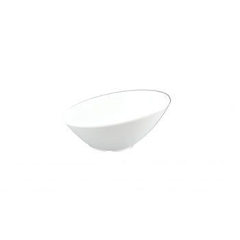 Thunder Group CR804W 12 oz Cascading Bowl, Melamine, White - Dozen