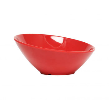 Thunder Group CR805PR 16 oz Cascading Bowl, Melamine, Pure Red - Dozen