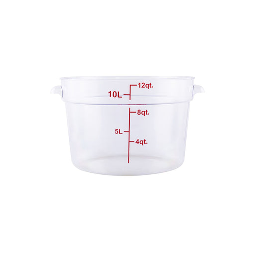 CAC China FS1P-12C 12QT Food Storage Container, Clear