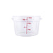 CAC China FS1P-12C 12QT Food Storage Container, Clear