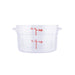 CAC China FS1P-2C 2QT Food Storage Container, Clear