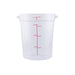 CAC China FS1P-8C 8QT Food Storage Container, Clear
