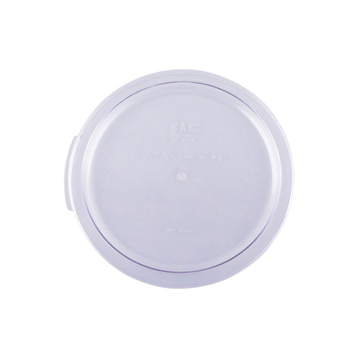 CAC China FS1R-1282CV-C Cover for 12QT 18QT 22QT Round Food Storage Container, Clear