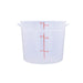 CAC China FS2P-6T 6QT Food Storage Container, Translucent