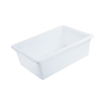 CAC China FS4F-9W White Storage Box Full Size 9-inches