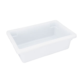 CAC China FS4H-6W White Storage Box Half Size 6-inches