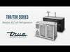 True TBR60-RISZ1-L-B-GG-1 Back Bar Cabinet, Refrigerated