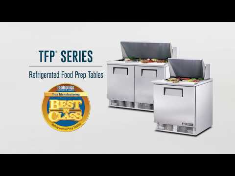 True TFP-64-24M-D-4 64 inch Mega Top Sandwich Prep Table