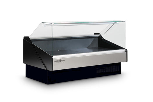 Hydra-Kool KFM-FG-100-R 100 inch Fresh Meat Case Flat Glass