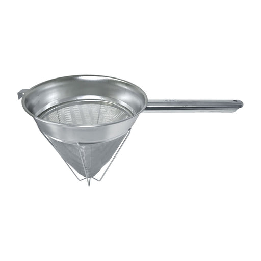 CAC China KUSN-10X Bouillon/Chinois Strainer Reinforced Stainless Steel 10-inches