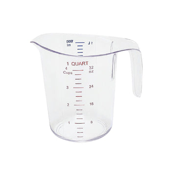 CAC China MCBK-100 Plastic Measuring Cup 1QT/100-1000ML