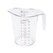 CAC China MCBK-200 Plastic Measuring Cup 2QT/200-2000ML