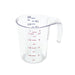 CAC China MCBK-25 Plastic Measuring Cup 1 Cup/25-250ML