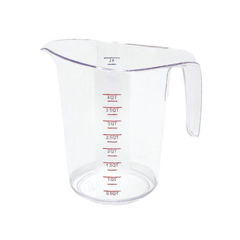 CAC China MCBK-400 Plastic Measuring Cup 4QT/400-4000ML