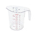 CAC China MCBK-50 Plastic Measuring Cup 1PT/50-500ML