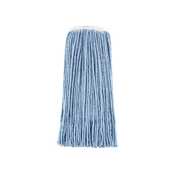 CAC China MHD1-24BL Mop Head Cotton Cut-End Blue 24 oz.