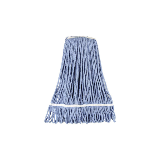 CAC China MHD2-24BL Mop Head Cotton Looped-End Blue 24 oz.