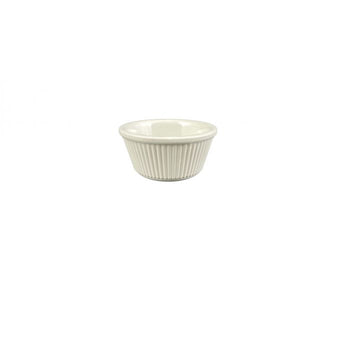 Thunder Group ML531B1 3 oz, 3 1/8" Fluted Ramekin, Bone - Dozen