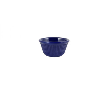 Thunder Group ML532CB1 4 oz, 3 3/8" Fluted Ramekin, Cobalt Blue - Dozen