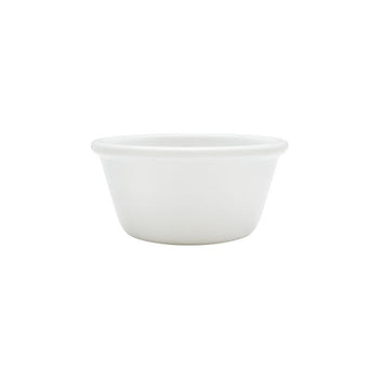 Thunder Group ML537W1R 3 oz, 3 1/8" Smooth Ramekin, White-Retail Pack - Pack Of 12