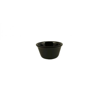 Thunder Group ML538BL1 4 oz, 3 3/8" Smooth Ramekin, Black - Dozen