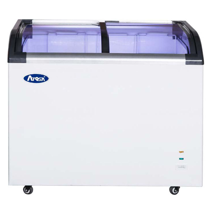 Atosa MMF9110 9 Cu Ft Glass Top Ice Cream Freezer – Curved Display