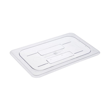 CAC China PCSD-QC Solid Polycarbonate Food Pan Cover 1/4 Size