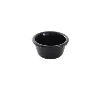 Thunder Group PL537BL1 3 oz, 3 1/8" Smooth Ramekin, Black, Plastic - Dozen