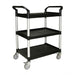 Thunder Group PLBC3316B 33 1/2" X 16 1/8" X 37" 3-Tier Bus Cart, Black ( Kd )