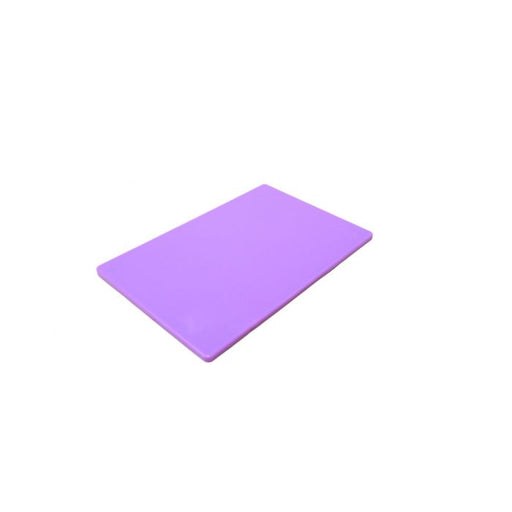 Thunder Group PLCB181205PP 18" X 12" X 1/2" Color Coded Cutting Board With Non-Absorbent And Non-Skid Surface, Purple Color
