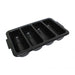 Thunder Group PLFCCB001B Four Compartment Cutlery Box - Black