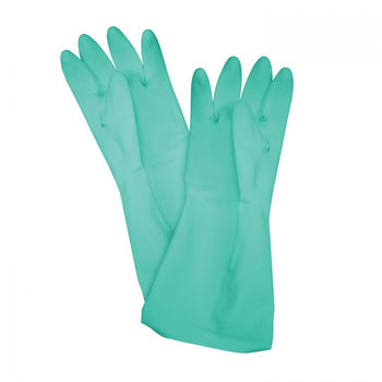 Thunder Group PLGL004GR 12" X 3 7/8", Latex Gloves Small, Green (18 Mil) - Pair