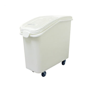 Thunder Group PLIB021C 21 Gal Ingredient Bin, 13" X 29 1/4" X 28", with Casters And Scoop, S/170,F/139