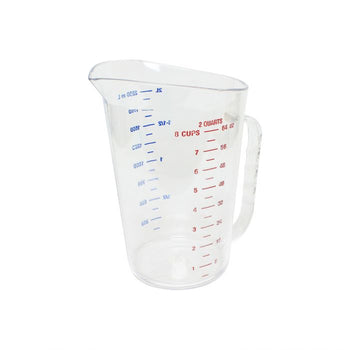 Thunder Group PLMC064CL 2 Qt/ 2L Polycarbonate Measuring Cup