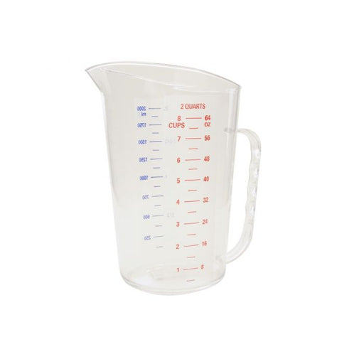 Thunder Group PLMD064CL 2 Liter/2 Quart Measuring Cup With U.S. And Metric Measurements