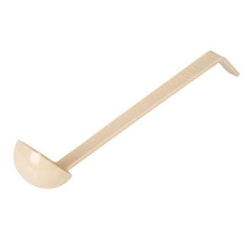 Thunder Group PLOP009BG 8 1/2", One Piece Ladle , Polycarbonate, 3/4 oz Beige Color