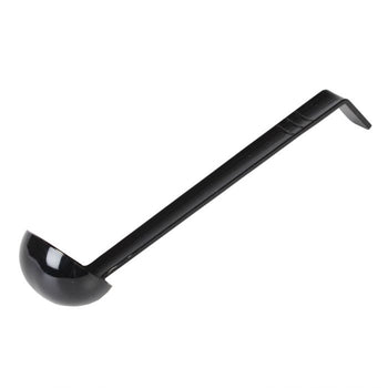 Thunder Group PLOP010BK 10 1/2", One Piece Ladle, Polycarbonate, 1 oz, Black Color