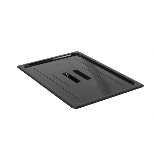 Thunder Group PLPA7000CBK Full Size Solid Cover For Polycarbonate Food Pan, Black