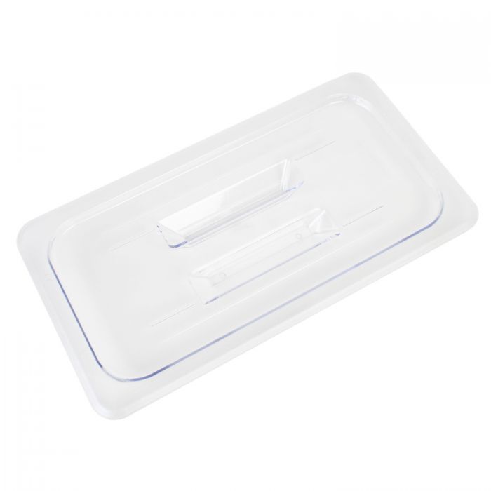 Thunder Group PLPA7130C Third Size Solid Cover For Polycarbonate Food Pan