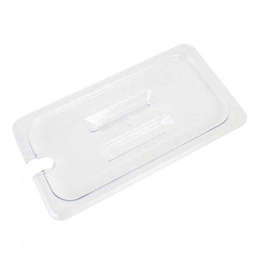 Thunder Group PLPA7130CS Third Size Slotted Cover For Polycarbonate Food Pan