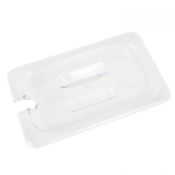 Thunder Group PLPA7140CS Quarter Size Slotted Cover For Polycarbonate Food Pan