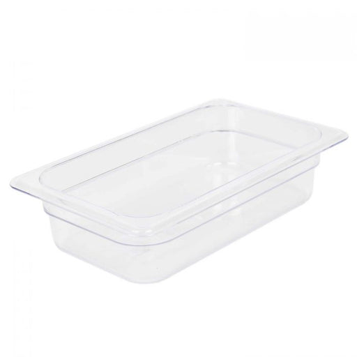 Thunder Group PLPA8142 Quarter Size 2 1/2" Deep Polycarbonate Food Pan