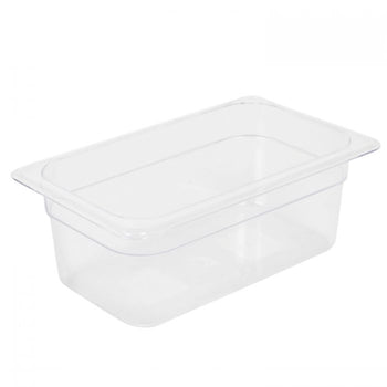 Thunder Group PLPA8144 Quarter Size 4" Deep Polycarbonate Food Pan