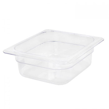 Thunder Group PLPA8162 Sixth Size 2 1/2" Deep Polycarbonate Food Pan