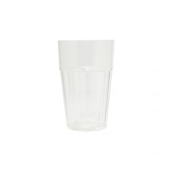 Thunder Group PLPCTB110CL 10 oz, Diamond Tumbler, Polycarbonate, Clear - Dozen