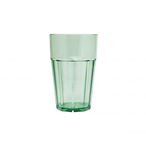 Thunder Group PLPCTB110GR 10 oz, Diamond Tumbler, Polycarbonate, Green - Dozen